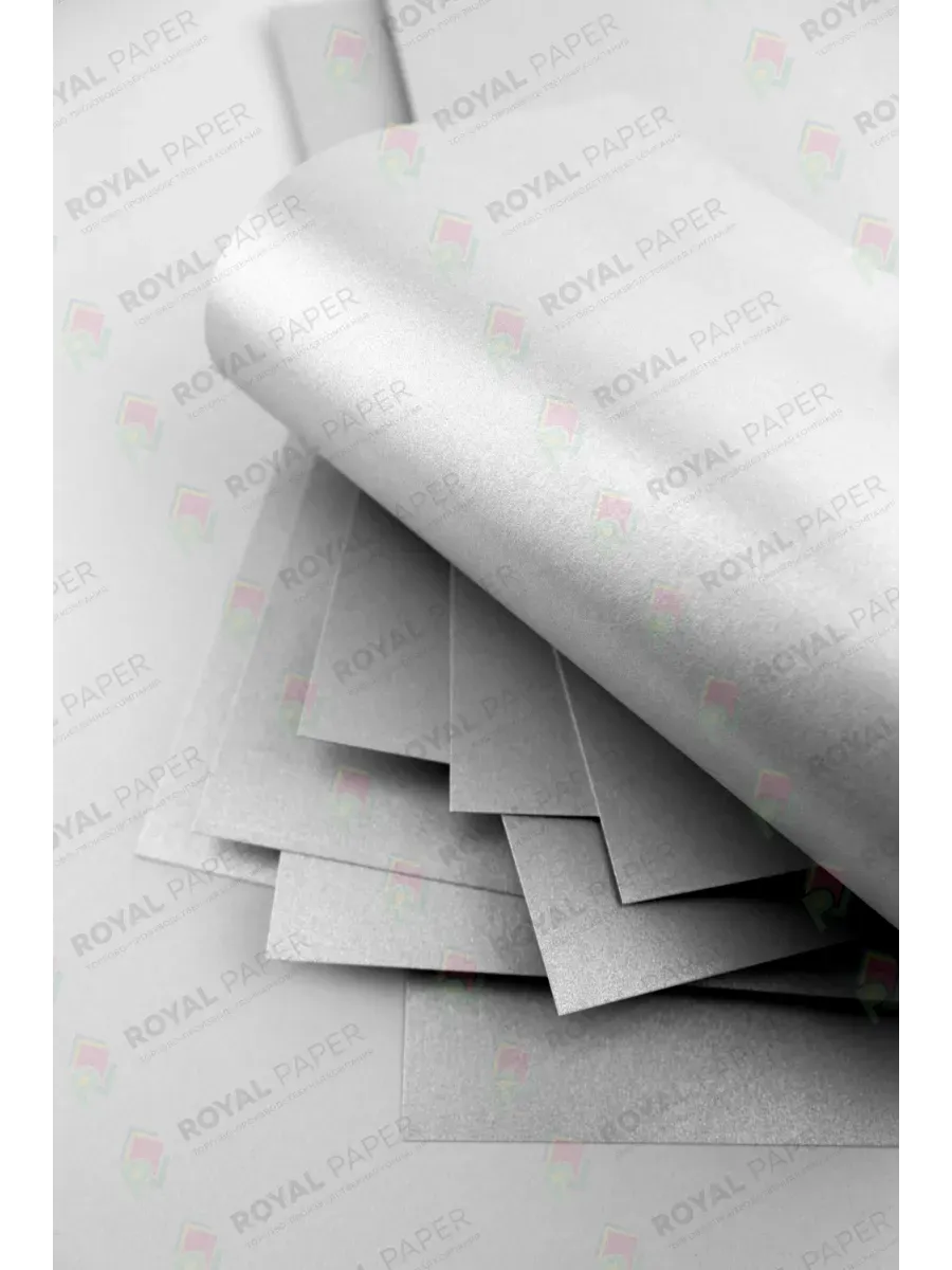 Бумага дизайнерская А4 холодный серый 250 гр.м2 10 лист - фото 2