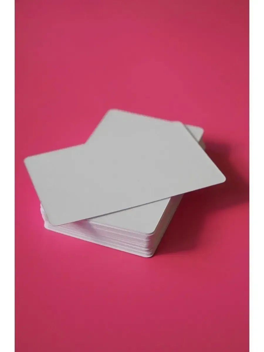 Карточки пустые белые для записи и запоминания слов, 500 шт - фото 4