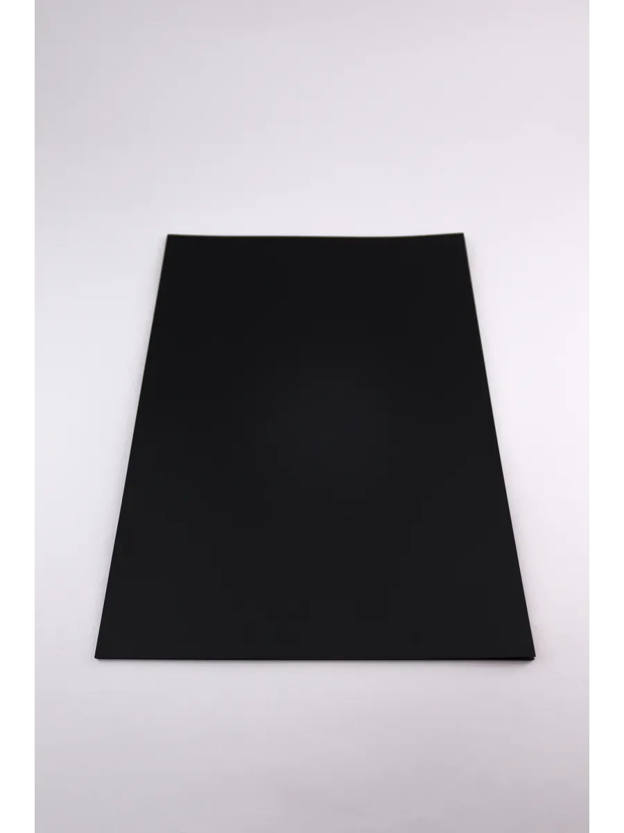 Бумага дизайнерская А4, черная 180 гр.м2 - 10 листов - фото 3