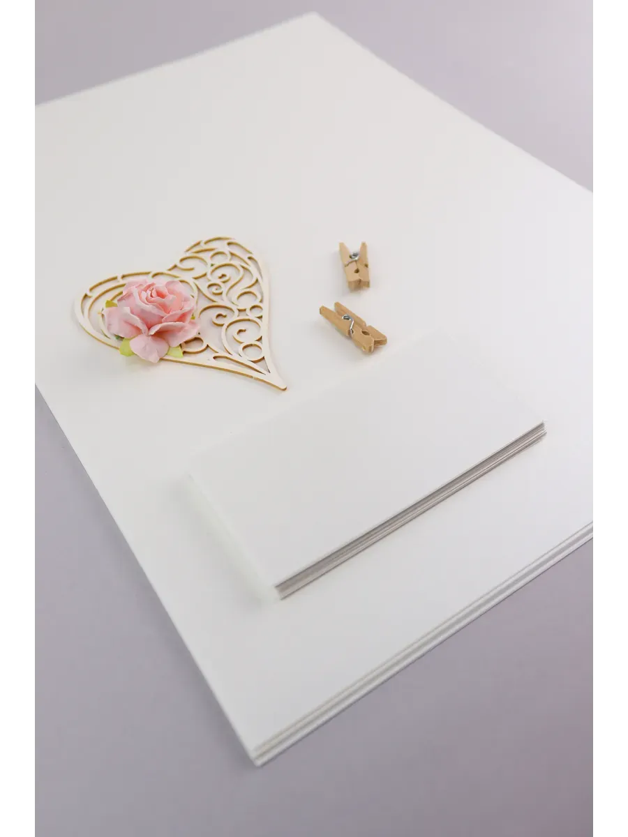 Бумага дизайнерская А4 белый перламутр 120 гр.м2 10 лист 2С - фото 6