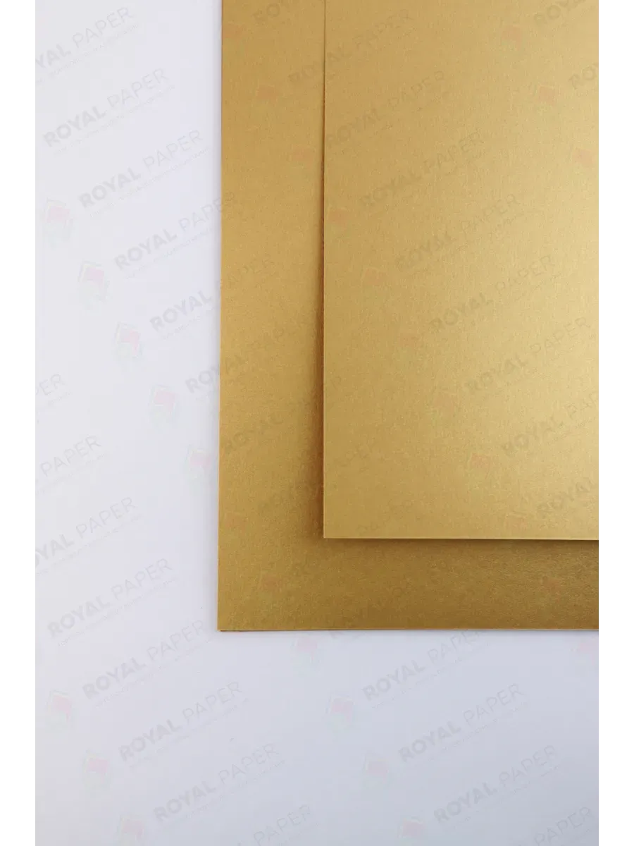 Бумага дизайнерская А4 старое золото 250 гр.м2 10 лист 2С - фото 4