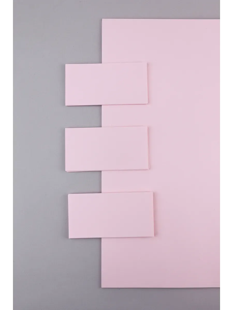 Бумага дизайнерская А4 нежно-розовая 160 гр.м2 10 лист - фото 4