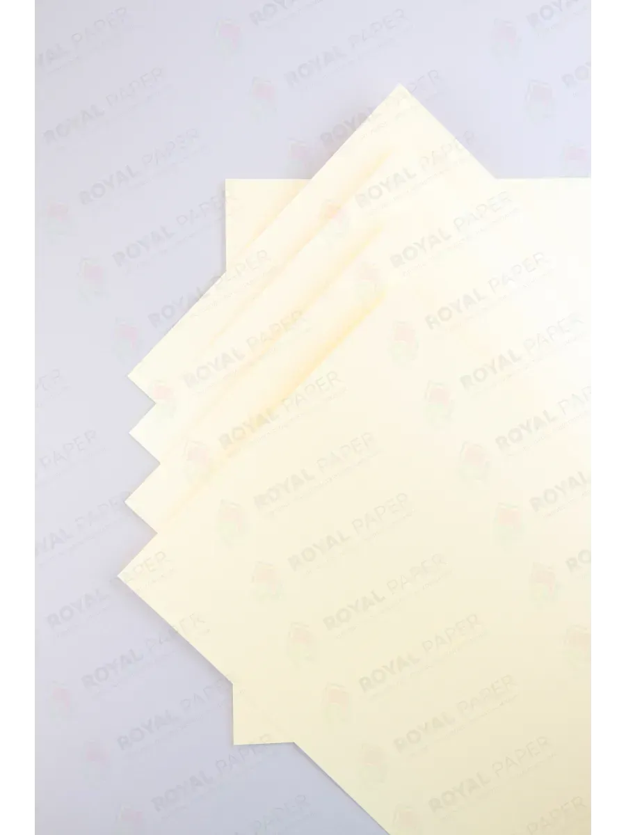 Бумага дизайнерская А4 светло-кремовая 120 гр.м2 10 лист - фото 7