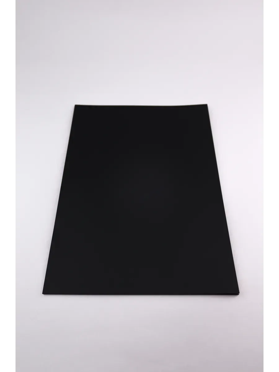 Бумага дизайнерская А4, черная 350 гр.м2 - 10 листов - фото 3