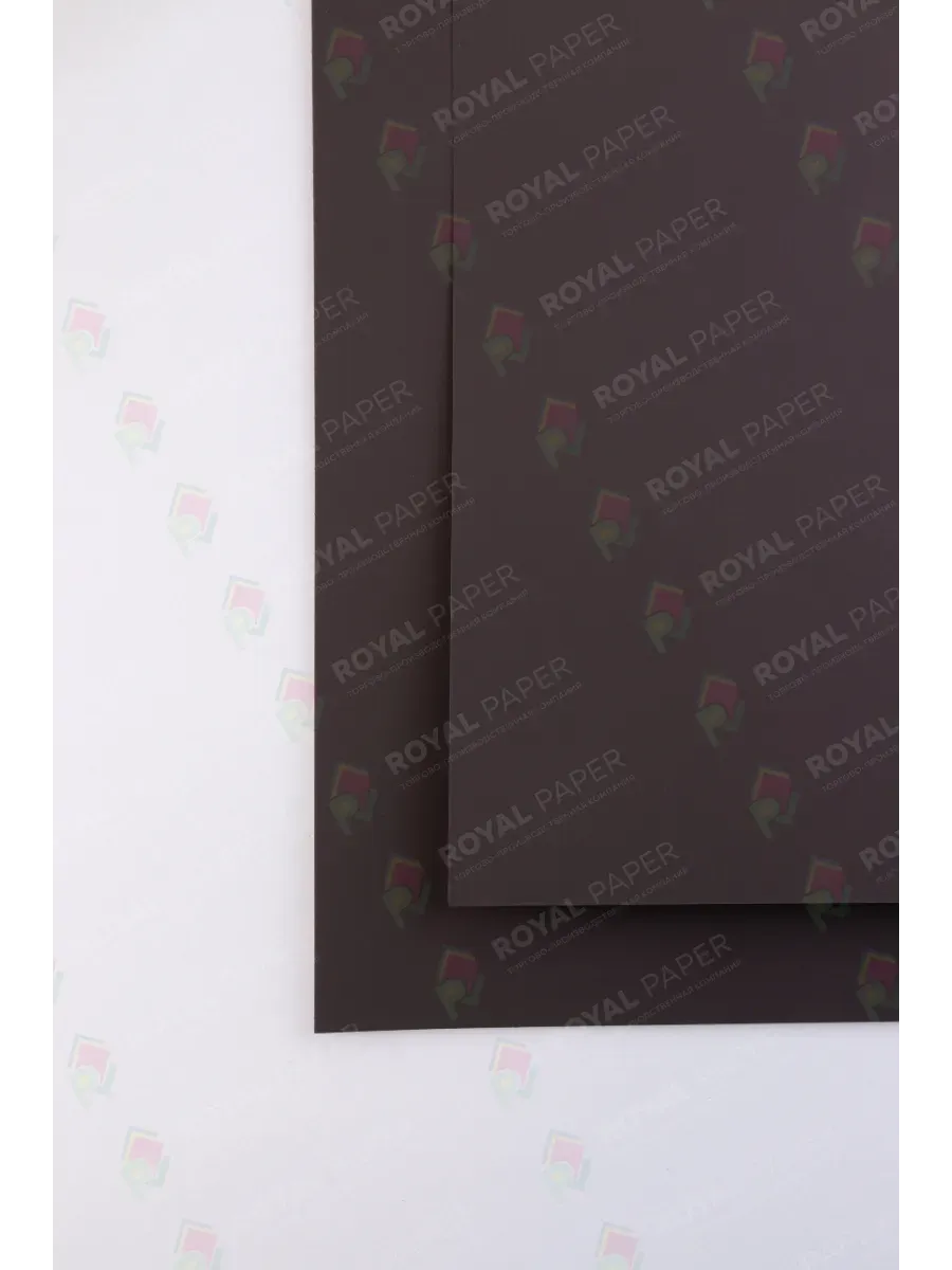 Бумага дизайнерская А4 коричневая 300 гр.м2 10 лист - фото 3