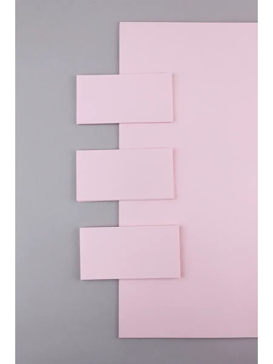 Бумага дизайнерская А4 нежно-розовая 210 гр.м2 10 лист - фото 4