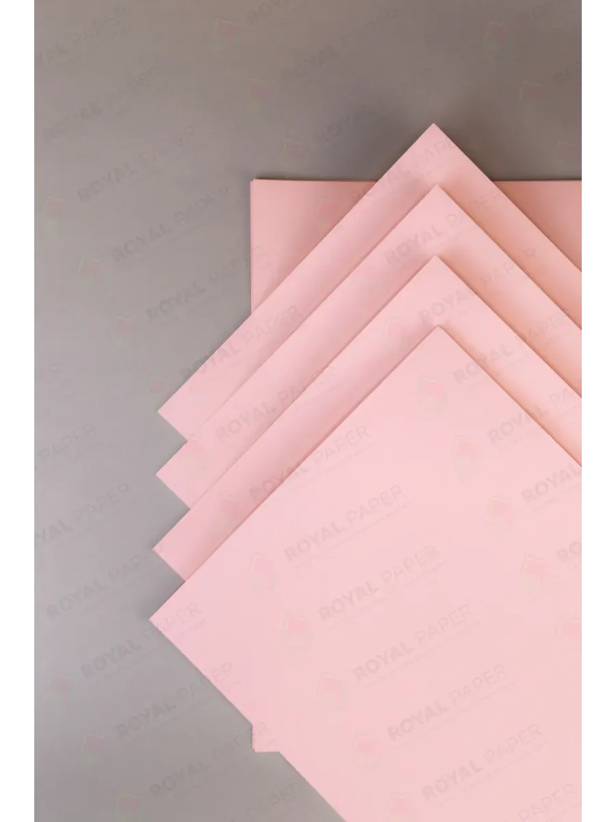 Бумага дизайнерская А4 розовая 160 гр.м2 10 лист - фото 5