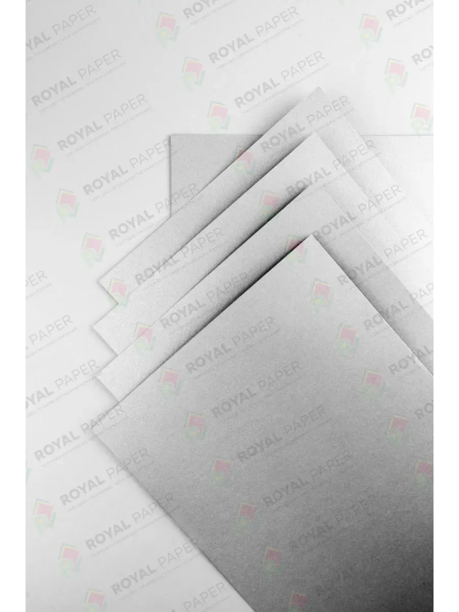 Бумага дизайнерская А4 холодный серый 250 гр.м2 10 лист - фото 4
