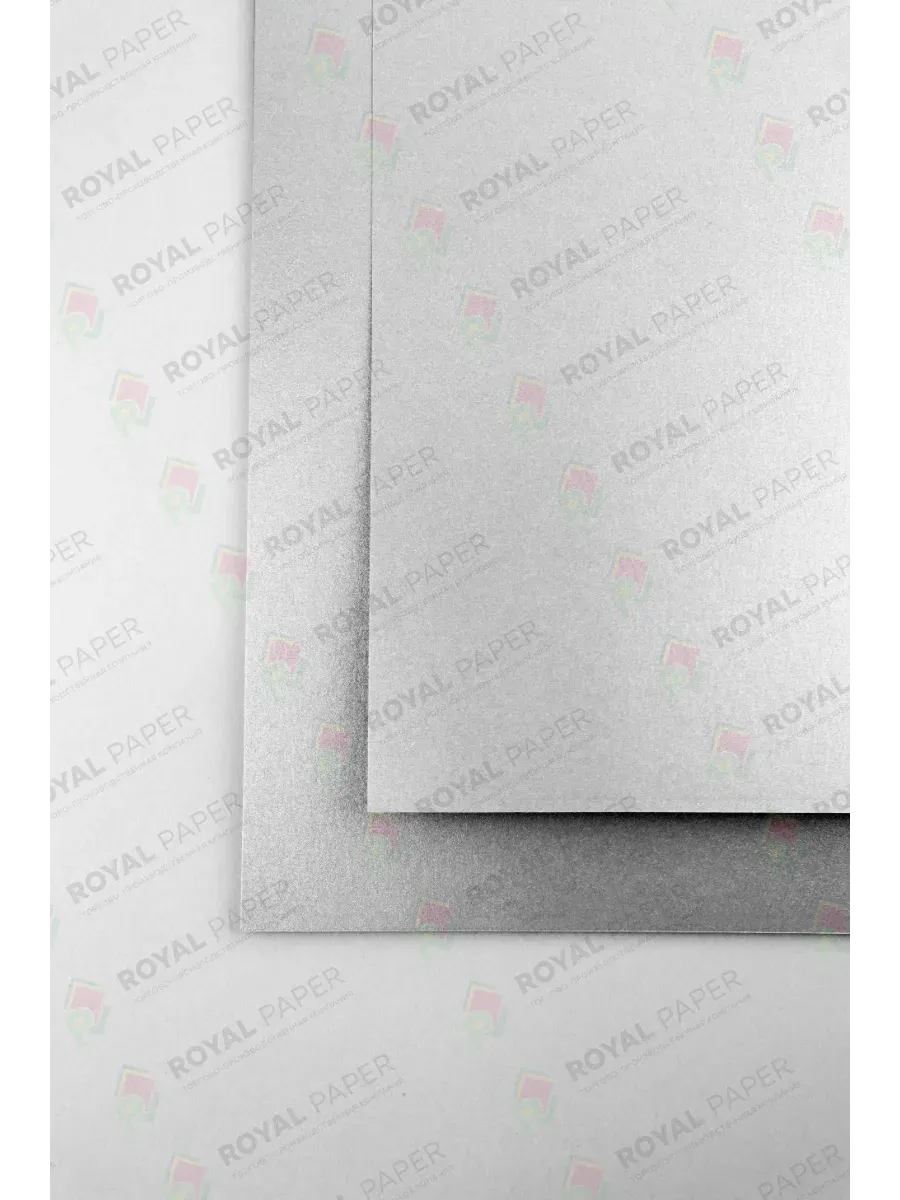 Бумага дизайнерская А4 холодный серый 250 гр.м2 10 лист - фото 3