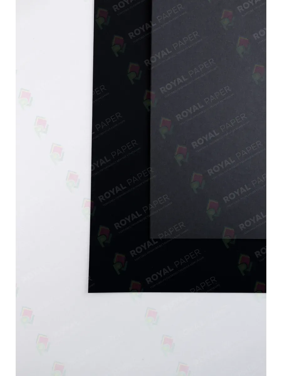 Бумага дизайнерская А4 черный-бархат 125 гр.м2 10 лист - фото 3