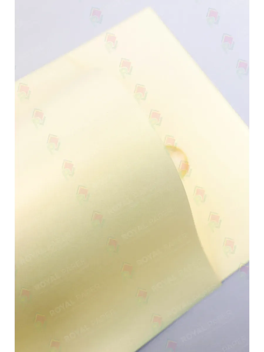 Бумага дизайнерская А4 ванильный крем 250 гр.м2 10 лист - фото 3