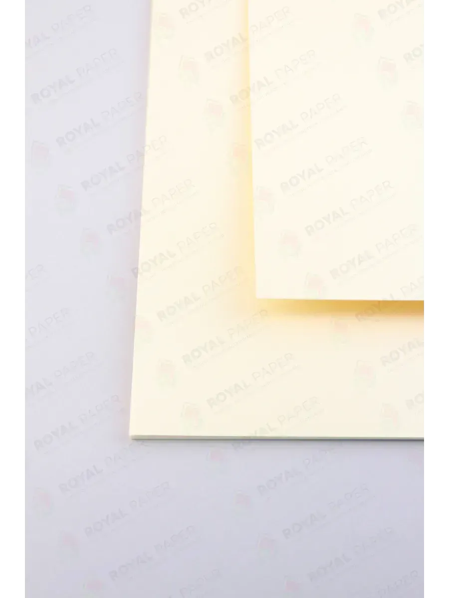 Бумага дизайнерская А4 светло-кремовая 120 гр.м2 10 лист - фото 5