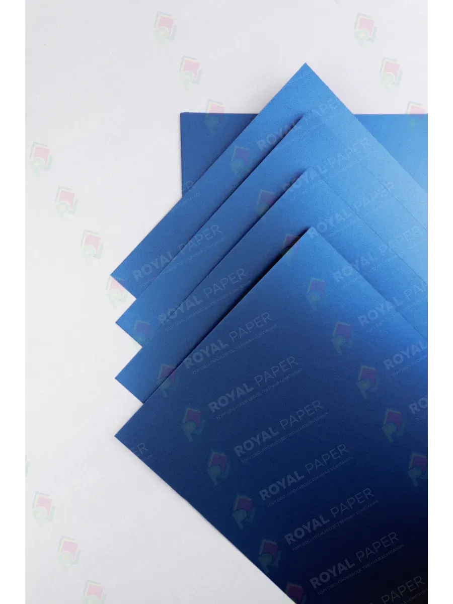 Бумага дизайнерская А4 синий океан 250 гр.м2 10 лист 2С - фото 5