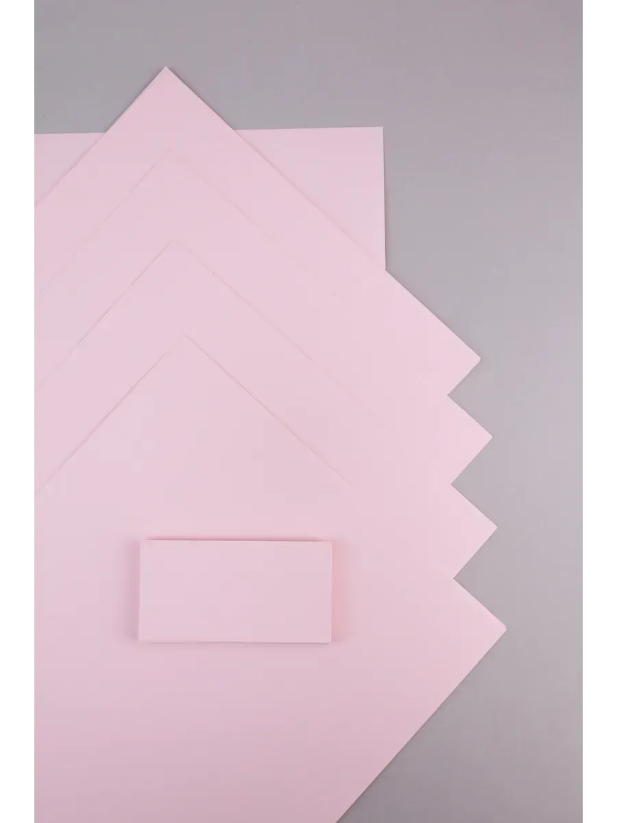 Бумага дизайнерская А4 нежно-розовая 210 гр.м2 10 лист - фото 5