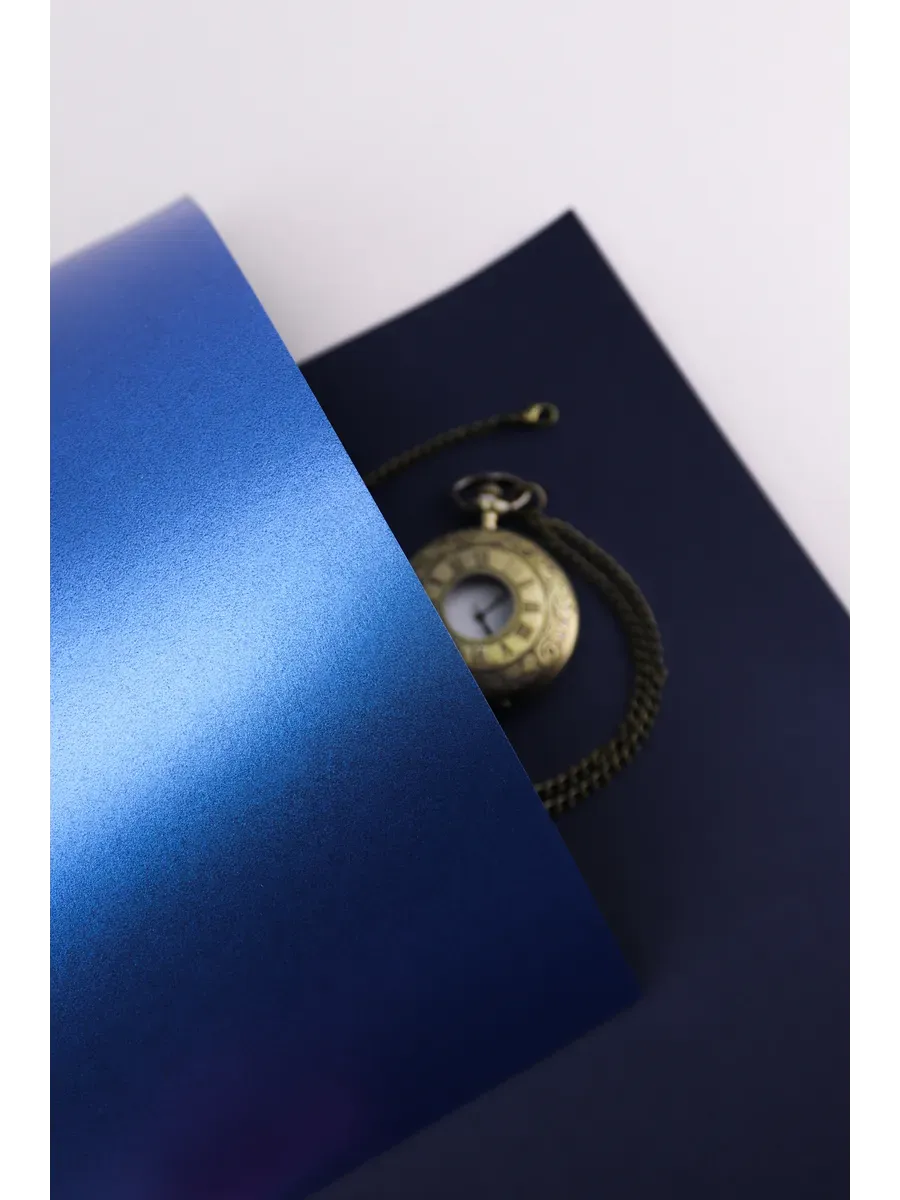 Бумага дизайнерская А4 синий океан 110 гр.м2 10 лист 1С - фото 6